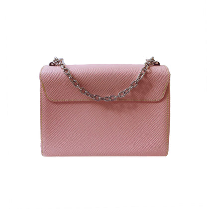 PINK EPI LEATHER MM TWIST HAND BAG