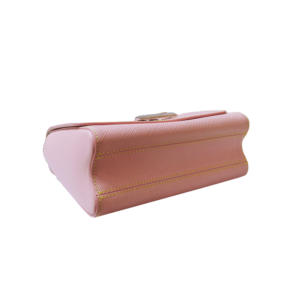 PINK EPI LEATHER MM TWIST HAND BAG