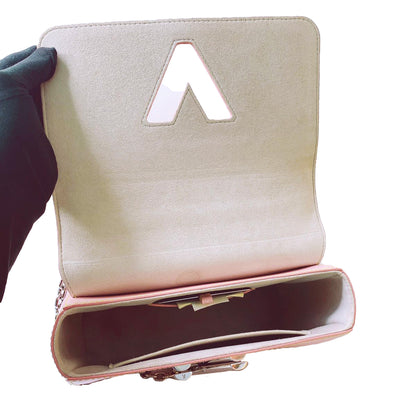 PINK EPI LEATHER MM TWIST HAND BAG