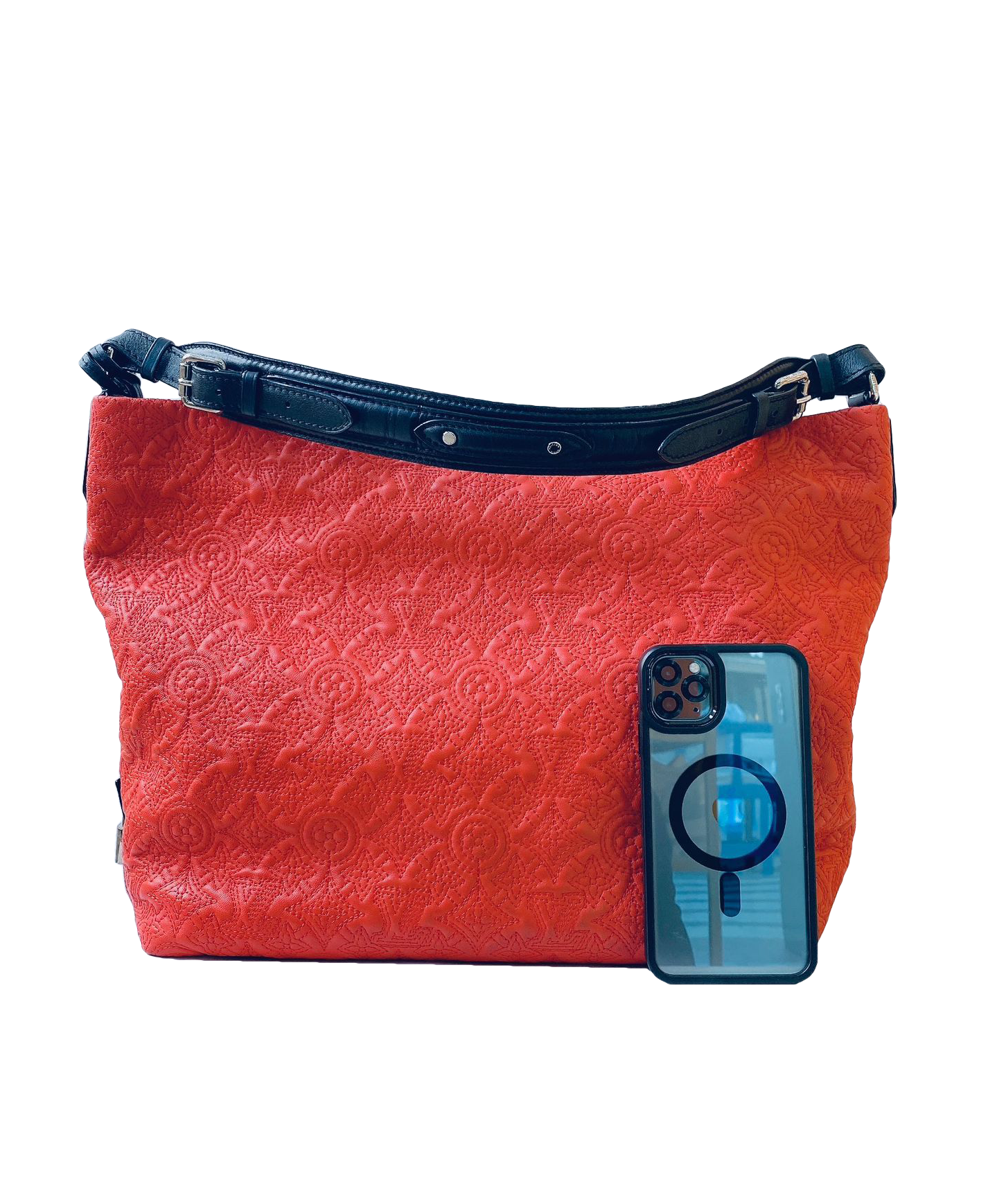 FRAMBOISE MONOGRAM ANTHEIA LEATHER BRODE GM