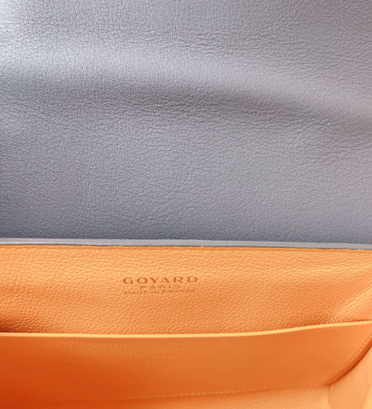 GRAY GOYARDINE MINI SAIGON HANDBAG