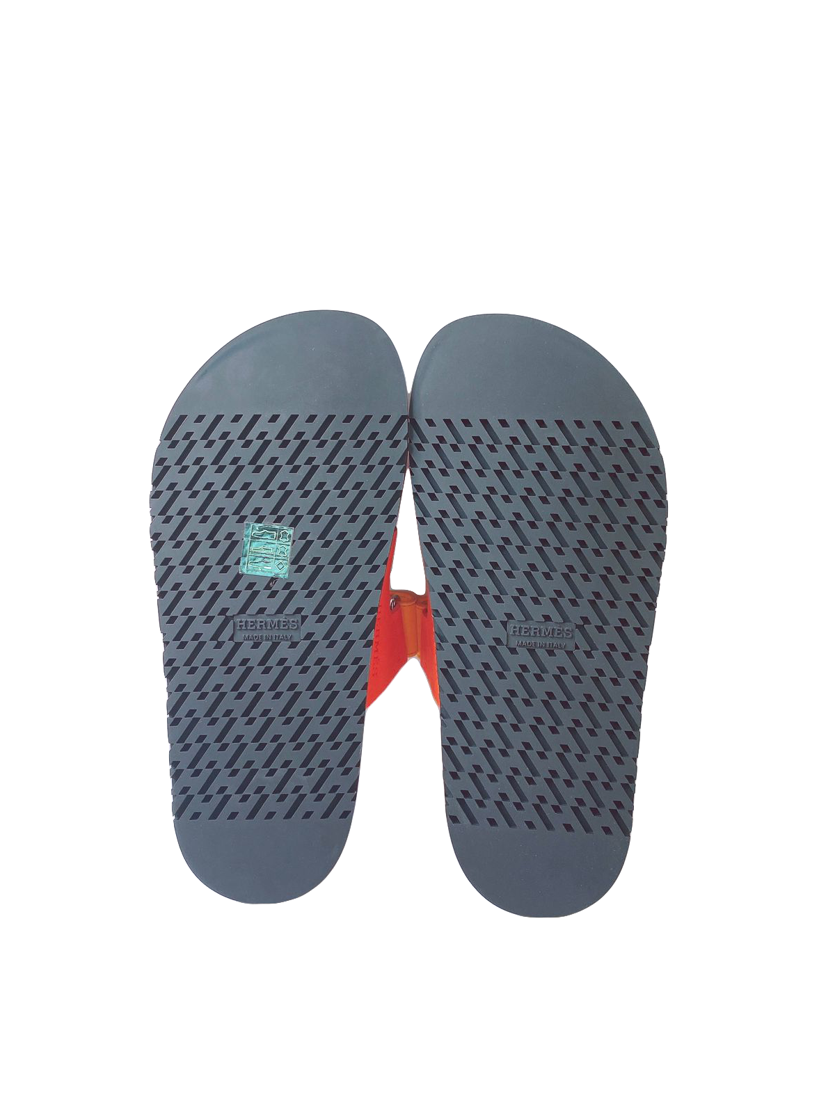 VIBRANT ORANGE AND RED SUADE AND GOATSKIN CHYPRE SANDALS  SIZE36