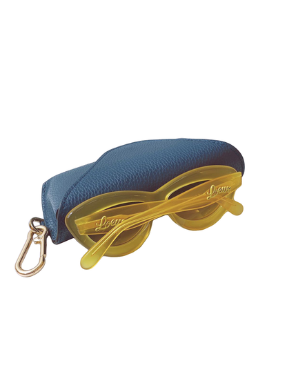 YELLOW CATEYE SUNGLASSES IN ACETATE