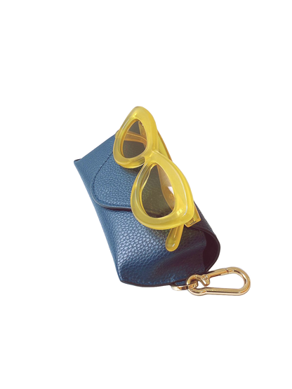 YELLOW CATEYE SUNGLASSES IN ACETATE