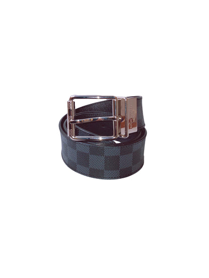 DAMIER PRINT M9156 35MM REVERSIBLE BELT 85CM