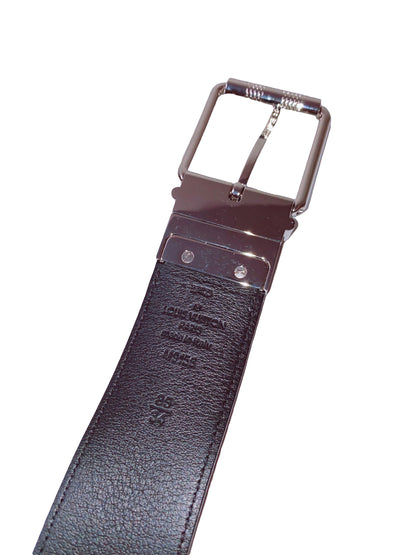 DAMIER PRINT M9156 35MM REVERSIBLE BELT 85CM