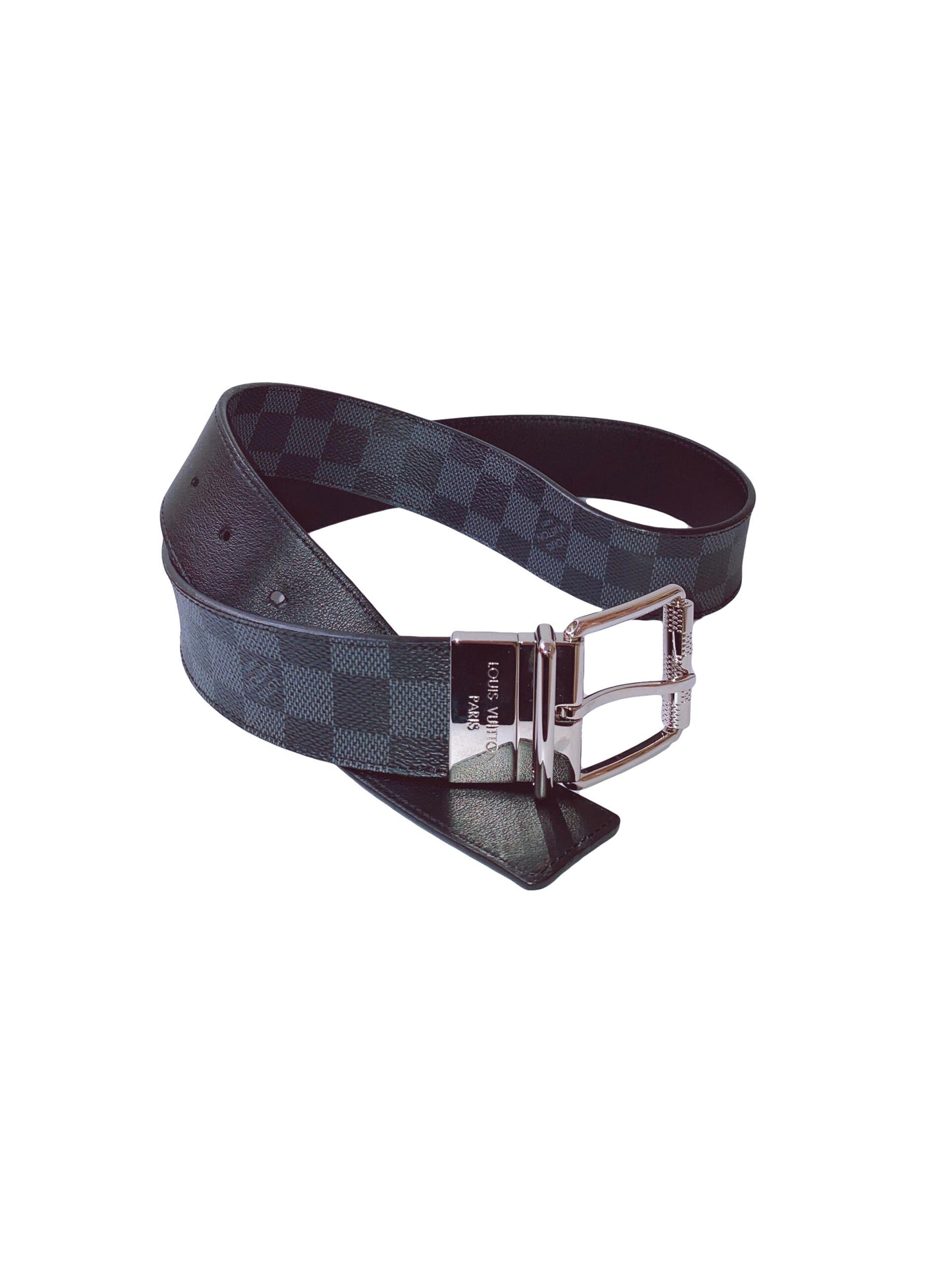 DAMIER PRINT M9156 35MM REVERSIBLE BELT 85CM