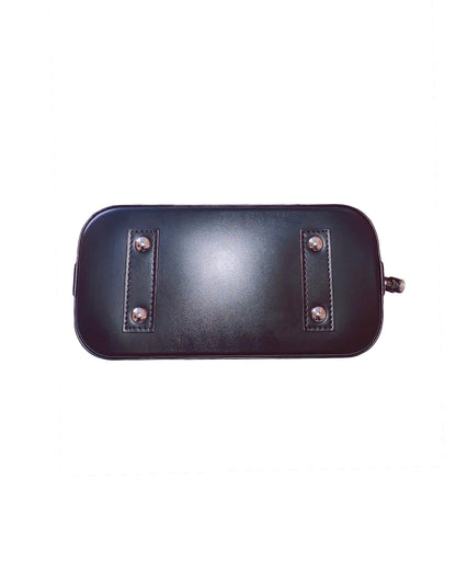 BLACK EPI LEATHER ALMA BB BAG