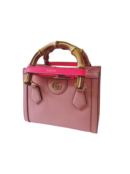 PINK DIANA MINI TOTE BAG