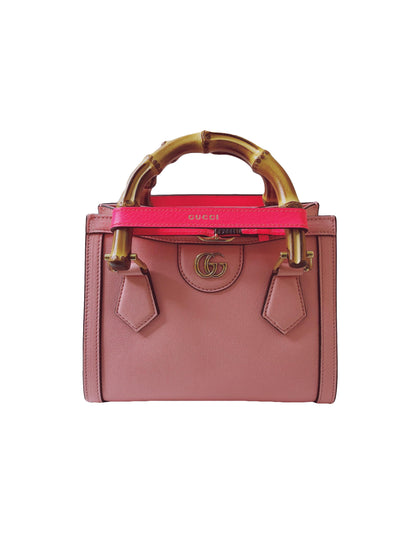 PINK DIANA MINI TOTE BAG