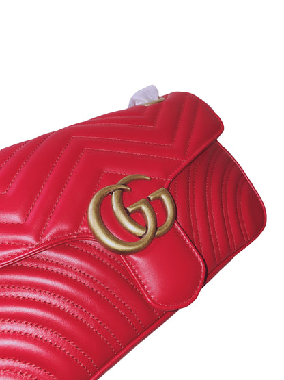 GG MARMONT SMALL MATELASSÉ SHOULDER BAG