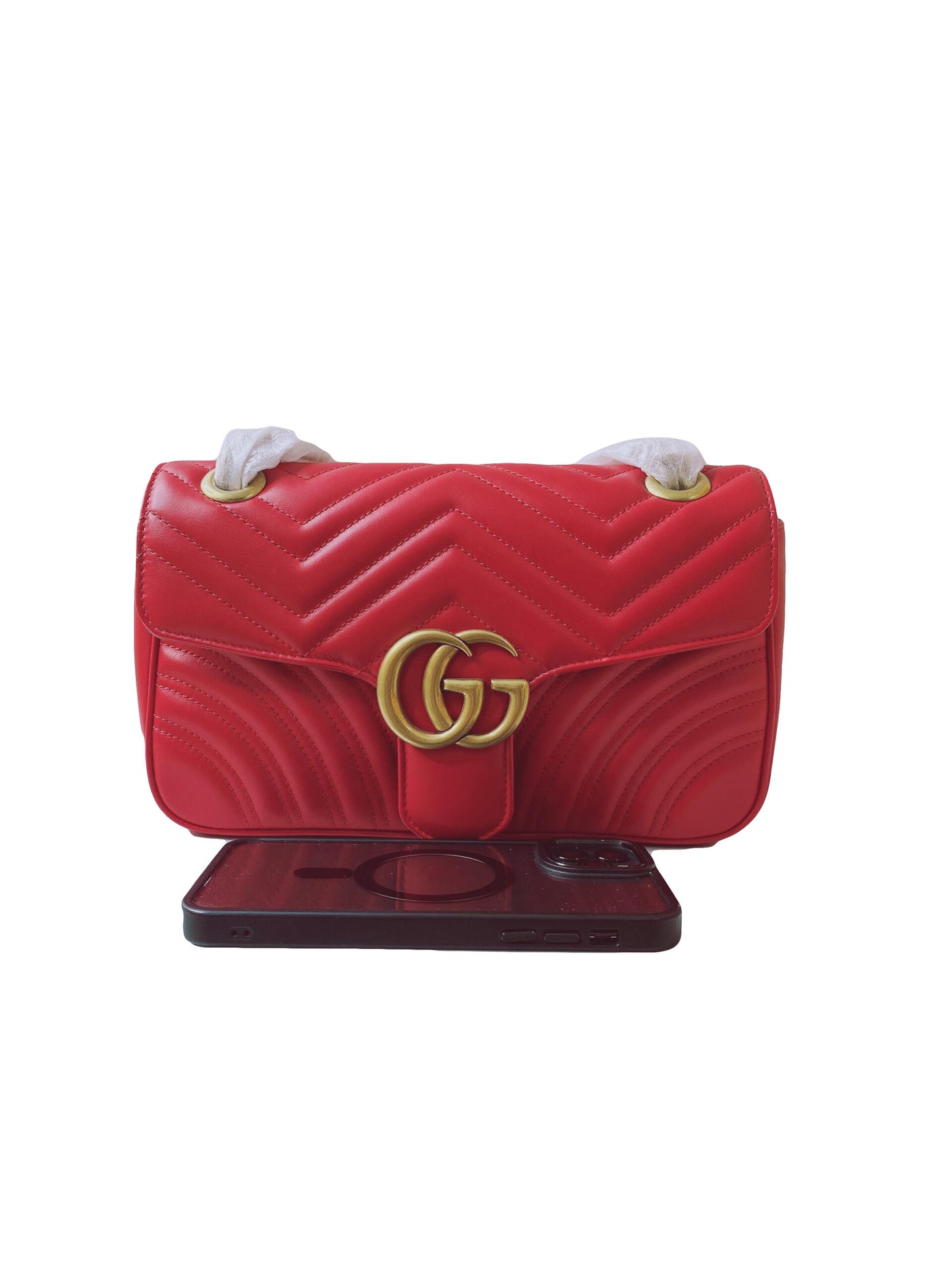 GG MARMONT SMALL MATELASSÉ SHOULDER BAG