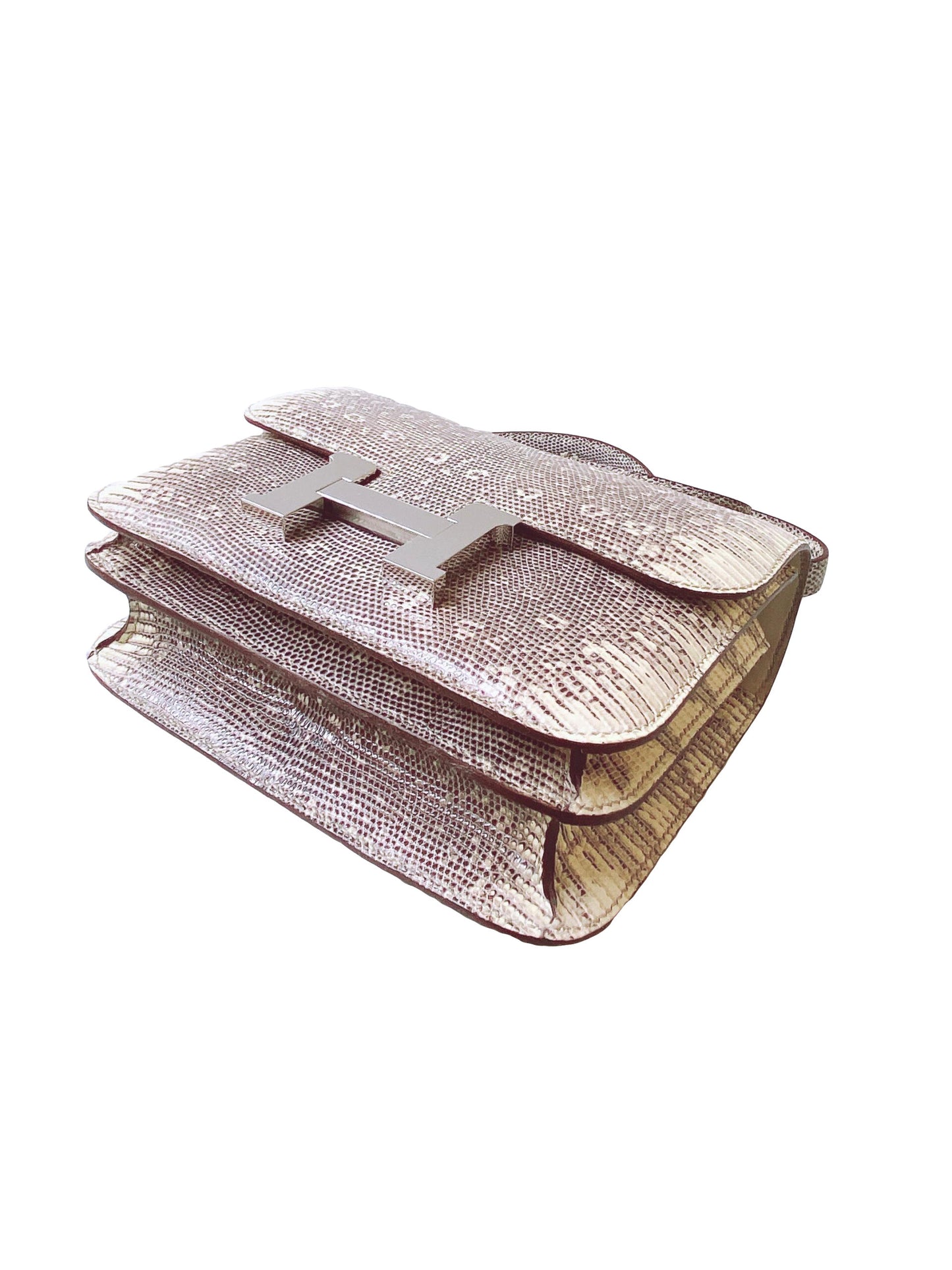 CONSTANCE III MINI 18 OMBRE LIZARD PALLADIUM HARDWARE