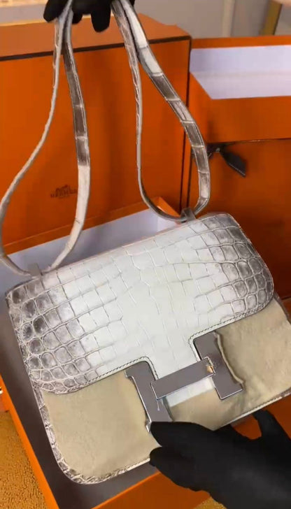 CONSTANCE III 24 CROCODILE NILOTICUS HIMALAYA PALLADIUM HARDWARE
