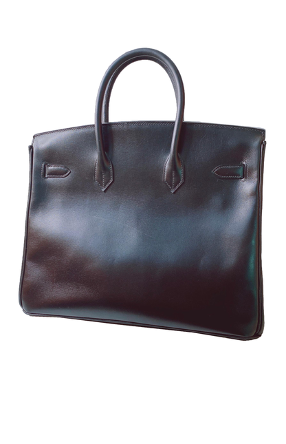 BLACK BIRKIN 35 BOX CALF LEATHER GOLD HARDWARE