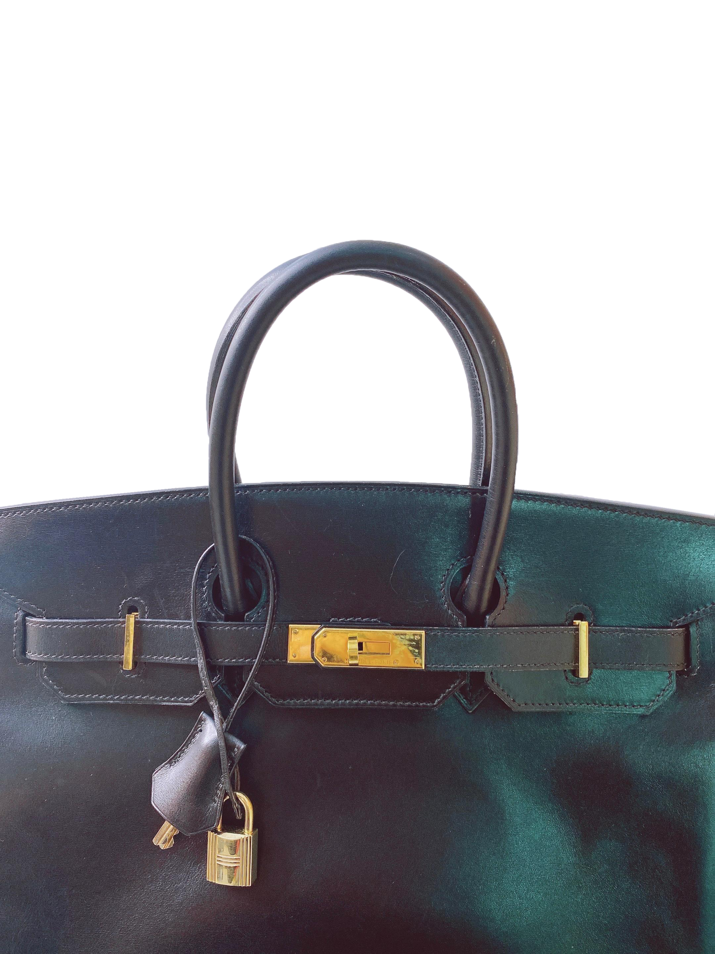 BLACK BIRKIN 35 BOX CALF LEATHER GOLD HARDWARE