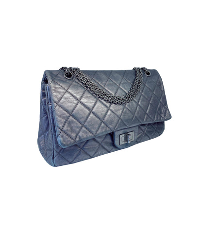 GRAY METALLIC  REISSUE 2.55 CLASSIC 277 DOUBLE FLAP BAG