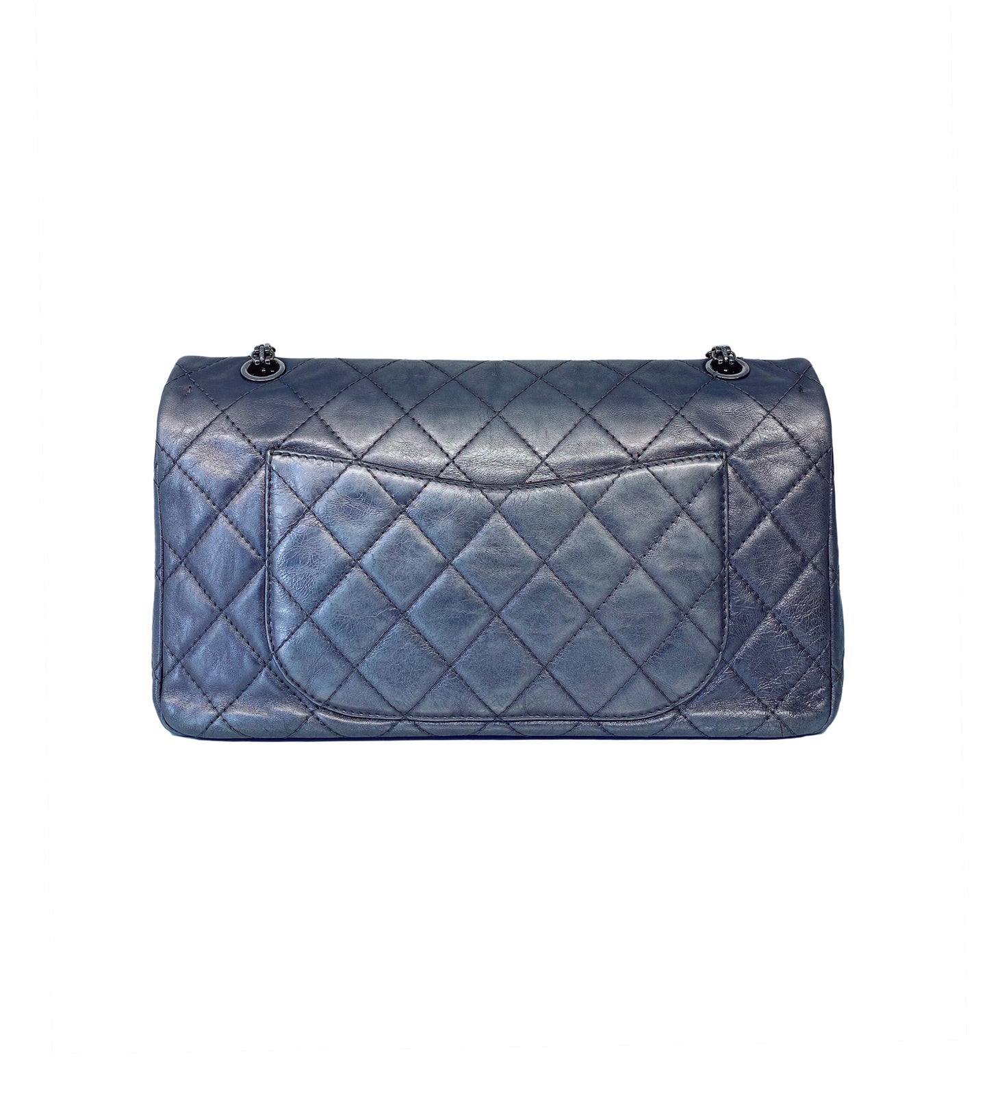 GRAY METALLIC  REISSUE 2.55 CLASSIC 277 DOUBLE FLAP BAG