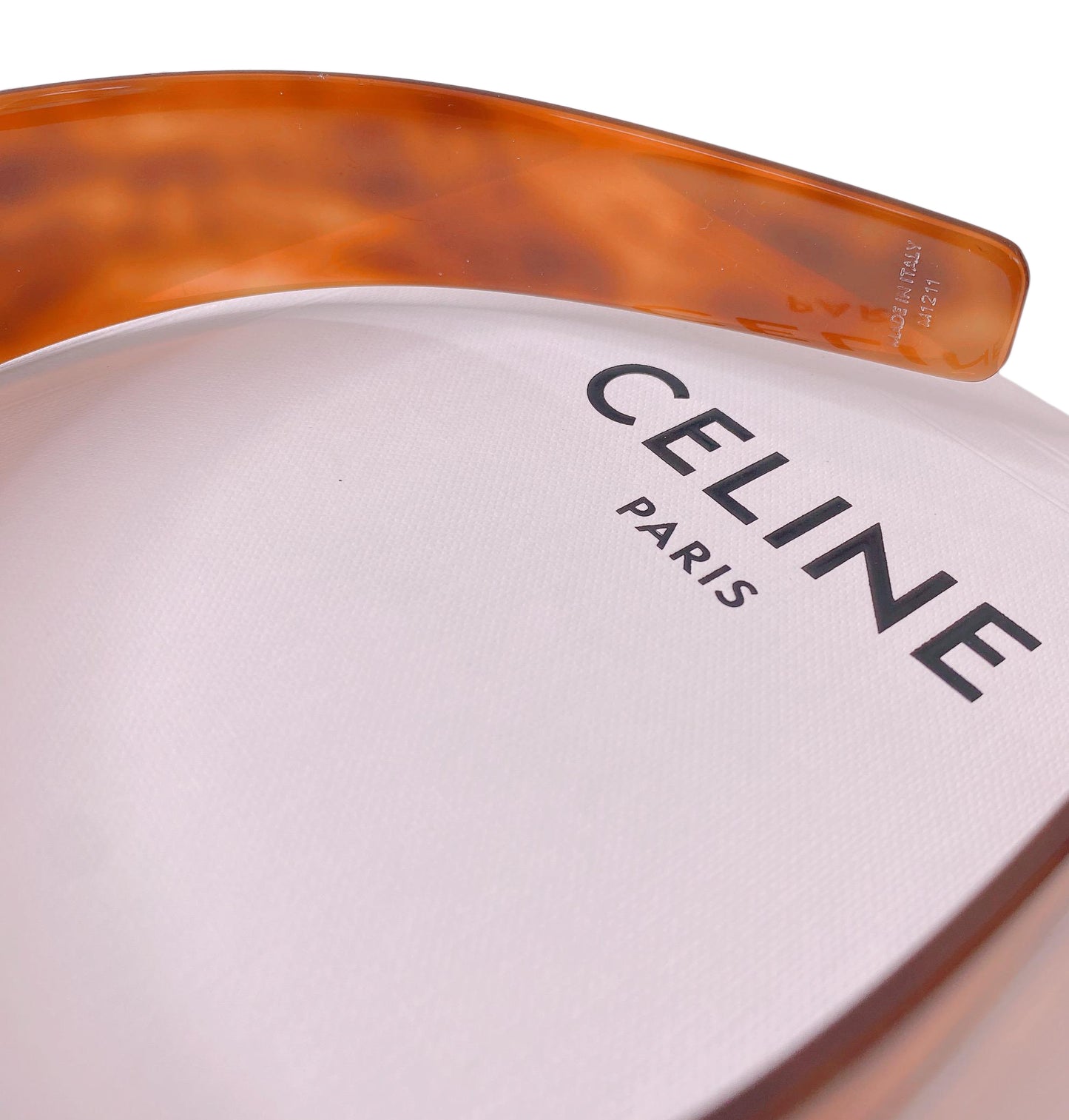 HEADBAND IN ACETATE AND STEEL BLOND HAVANA / GOLD