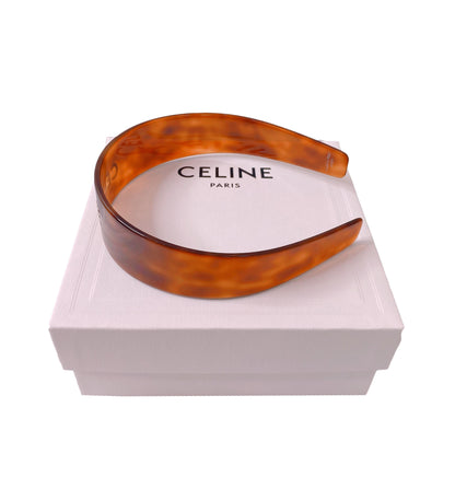 HEADBAND IN ACETATE AND STEEL BLOND HAVANA / GOLD