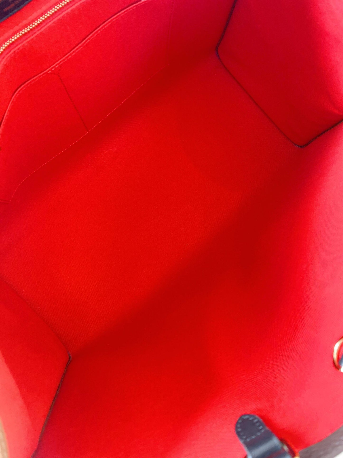 BROWN GIANT MONOGRAM COATED CANVAS ONTHEGO GM HANDBAG