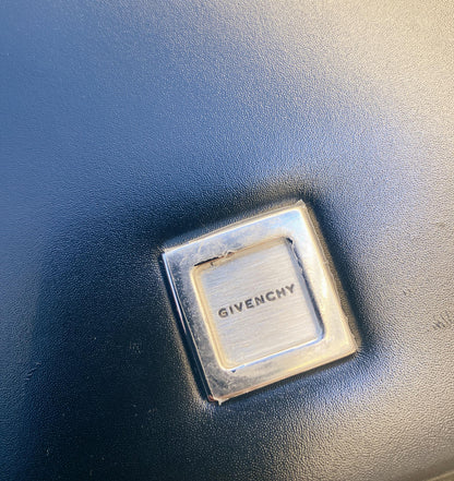 BLACK CALF LEATHER SMALL 4G BAG WITH CHAIN