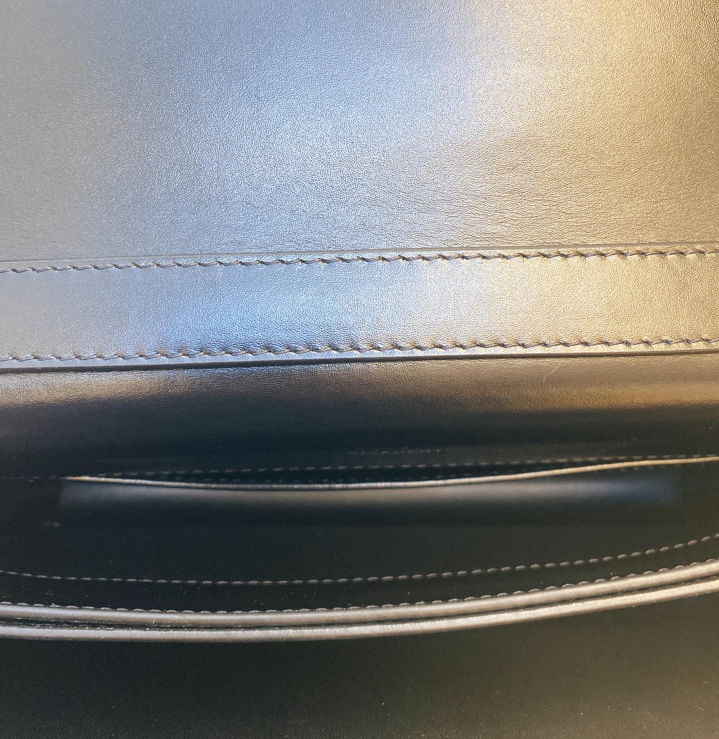 BLACK CALF LEATHER SMALL 4G BAG WITH CHAIN