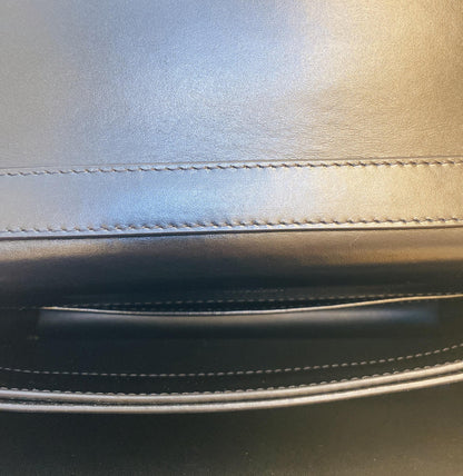 BLACK CALF LEATHER SMALL 4G BAG WITH CHAIN