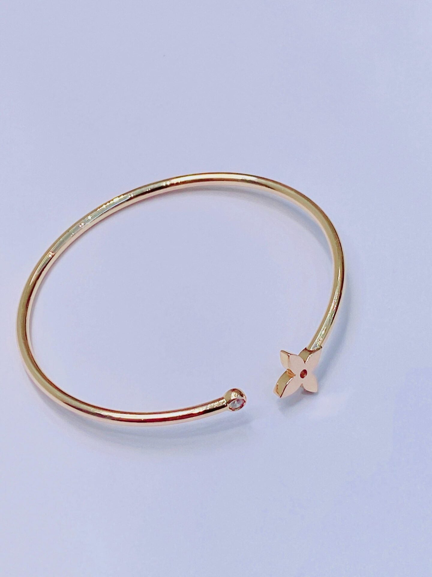 ROSE GOLD IDYLLE BLOSSOM TWIST BRACELET 16