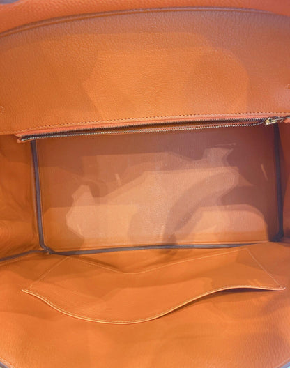 FEU ORANGE BIRKIN 35 TOGO LEATHER GOLD HARDWARE