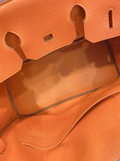 FEU ORANGE BIRKIN 35 TOGO LEATHER GOLD HARDWARE