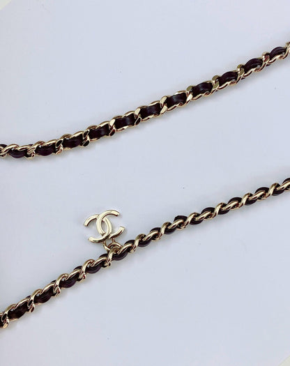 BLACK LAMBSKIN CC MANIA SMALL CAMERA BAG