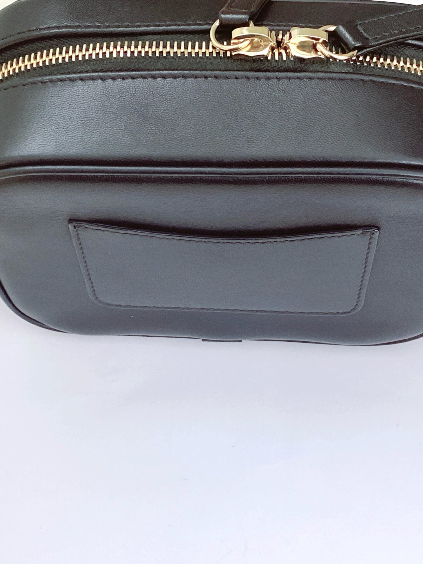 BLACK LAMBSKIN CC MANIA SMALL CAMERA BAG