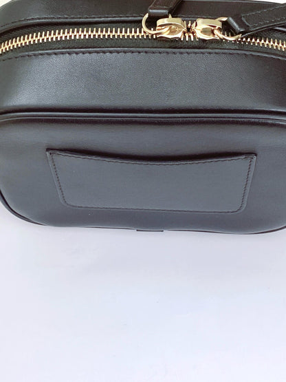 BLACK LAMBSKIN CC MANIA SMALL CAMERA BAG