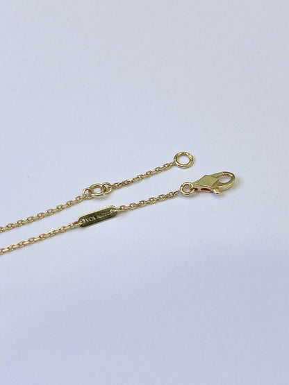 SWEET BUTTERFLY PENDANT 18K YELLOW GOLD MOTHER OF PEARL