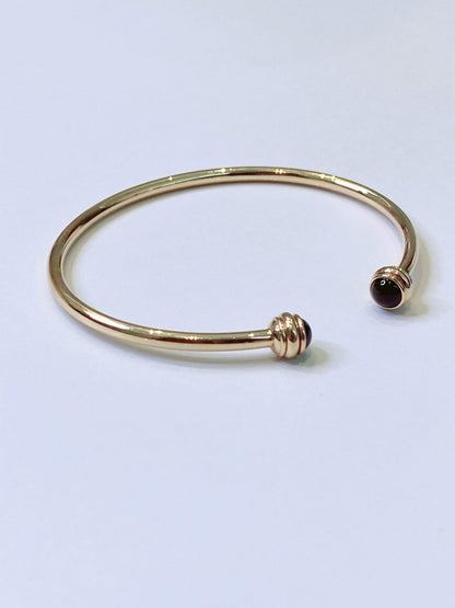 PINK GOLD ONYX POSSESSION BRACELET SIZE 15