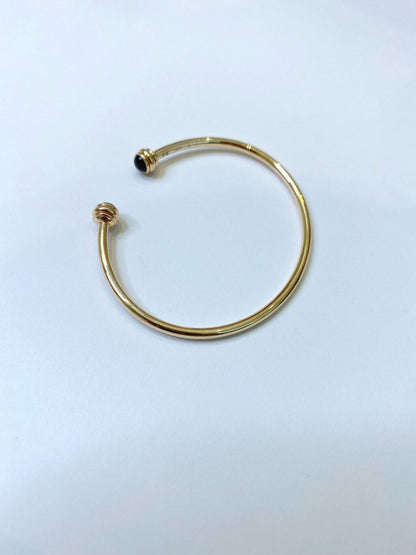 PINK GOLD ONYX POSSESSION BRACELET SIZE 15