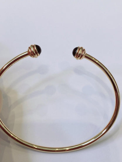 PINK GOLD ONYX POSSESSION BRACELET SIZE 15