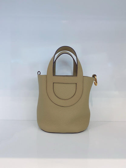 BEIGE MARFA IN-THE-LOOP CLEMENCE AND SWIFT LEATHER