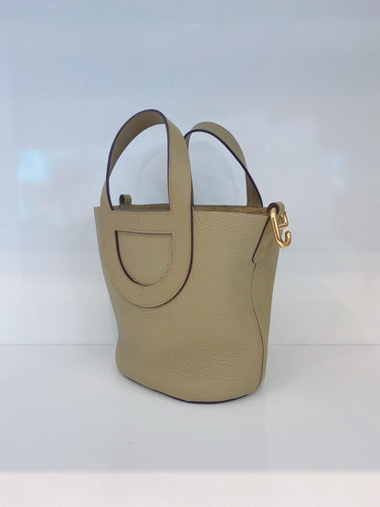 BEIGE MARFA IN-THE-LOOP CLEMENCE AND SWIFT LEATHER