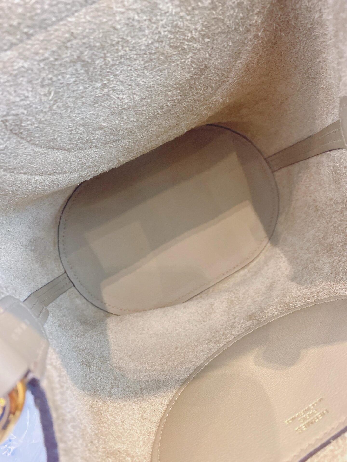 BEIGE MARFA IN-THE-LOOP CLEMENCE AND SWIFT LEATHER