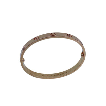 ROSE GOLD LOVE BRACELET CLASSIC MODEL SIZE 17