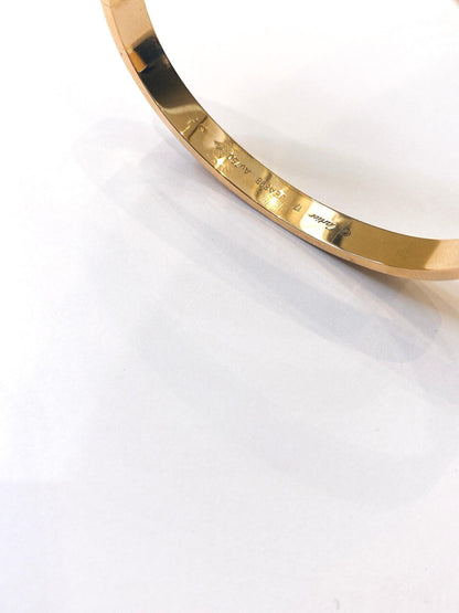 ROSE GOLD LOVE BRACELET CLASSIC MODEL SIZE 17