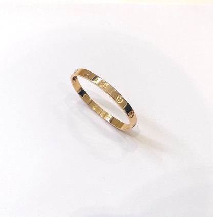 ROSE GOLD LOVE BRACELET CLASSIC MODEL SIZE 17