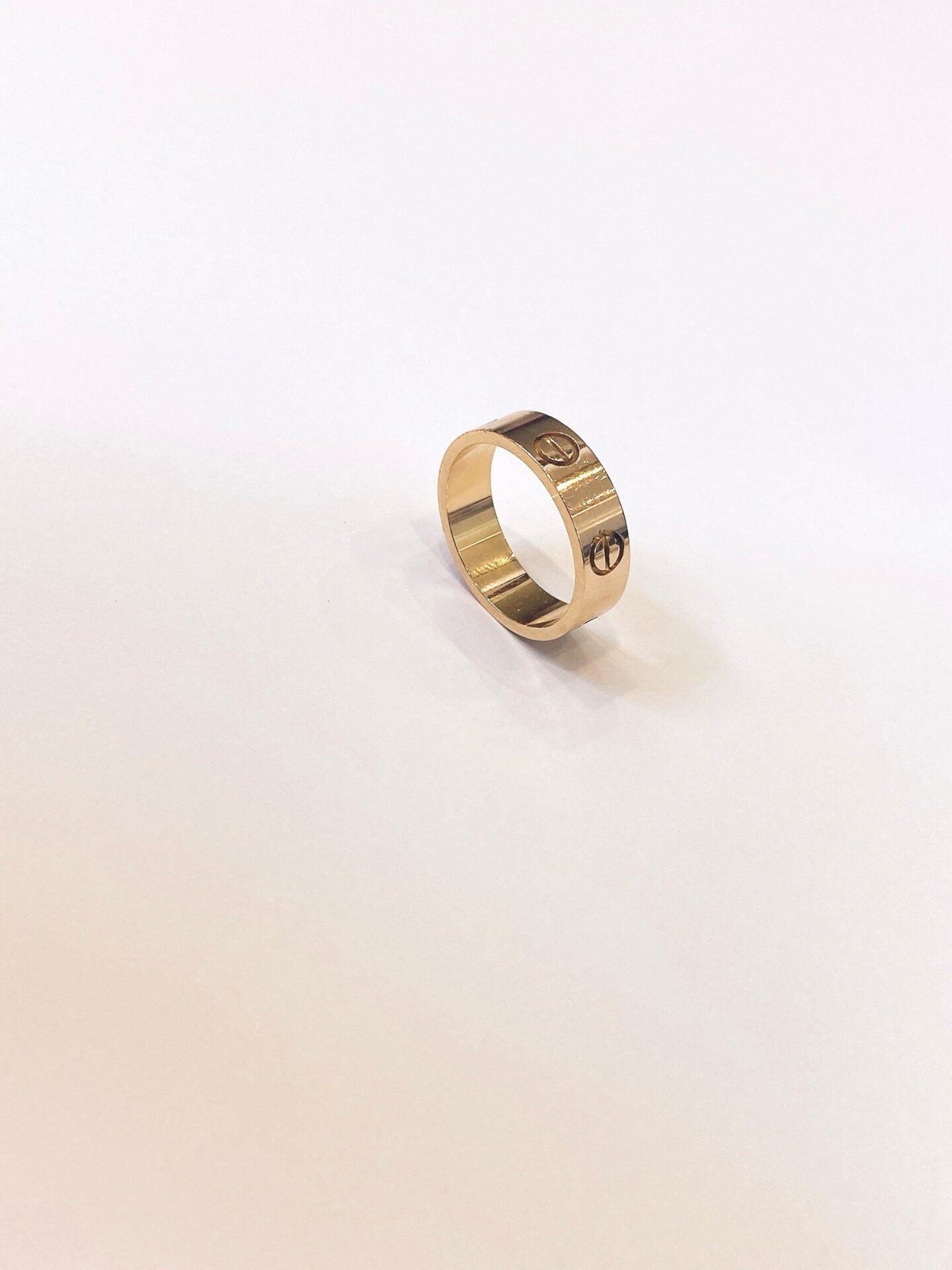 ROSE GOLD LOVE RING CLASSIC MODEL SIZE 54