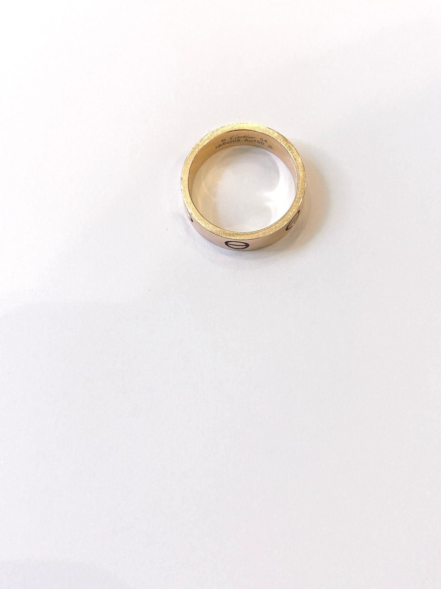 ROSE GOLD LOVE RING CLASSIC MODEL SIZE 54