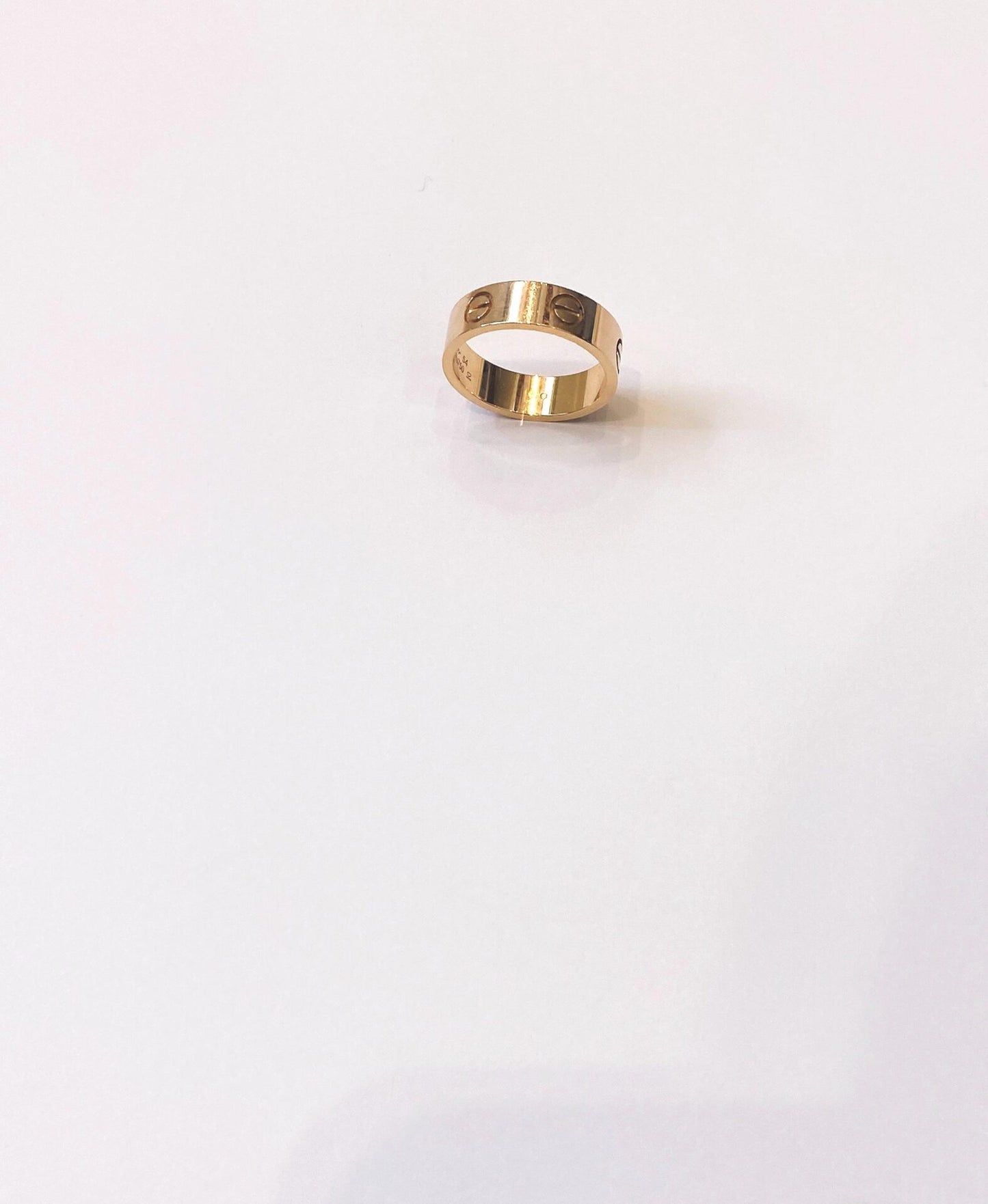 ROSE GOLD LOVE RING CLASSIC MODEL SIZE 54