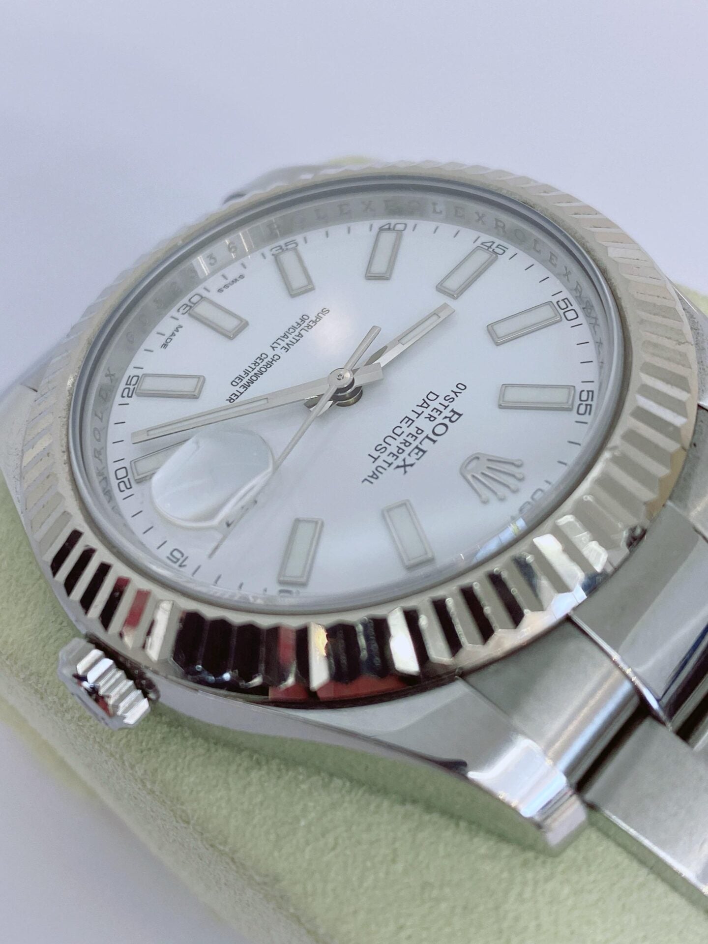 DATEJUST II 116334 OYSTER WHITE DIAL 41MM WATCH