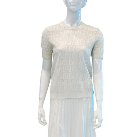 OFF WHITE FF VISCOSE PULLOVER 40