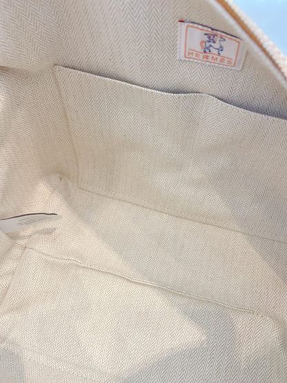 BISCUIT CANVAS LARGE BRIDE-A-BRAC CABRIOLE CASE